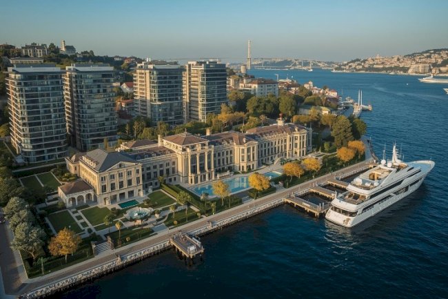Investing in ultra luxury real estate next to Istanbul Bosphorus is always a wise decision.